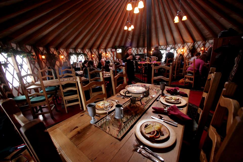 Interior of Viking Yurt
