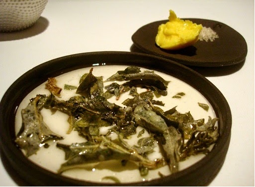 Cold-Pressed Macadamia Oil and Fried Saltbush Leaves @ Attica.jpg