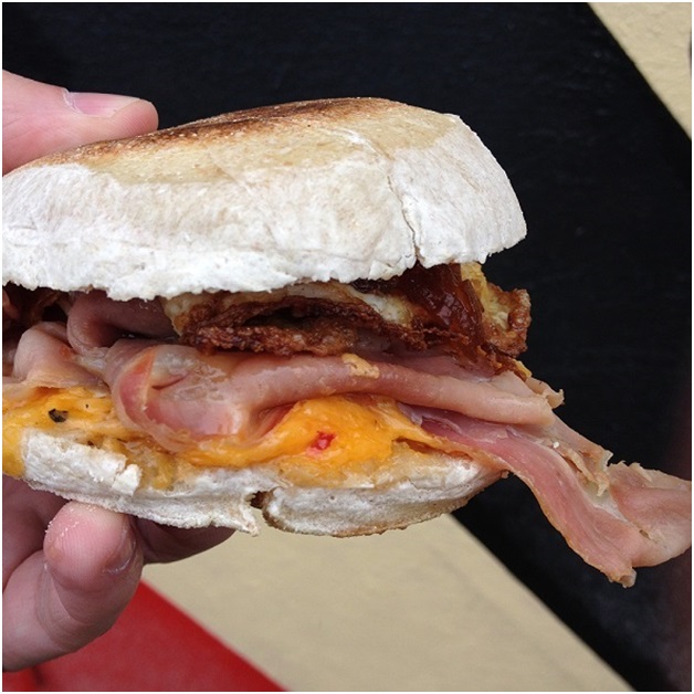 Country Ham Breakfast Sandwich @ The Daily.jpg