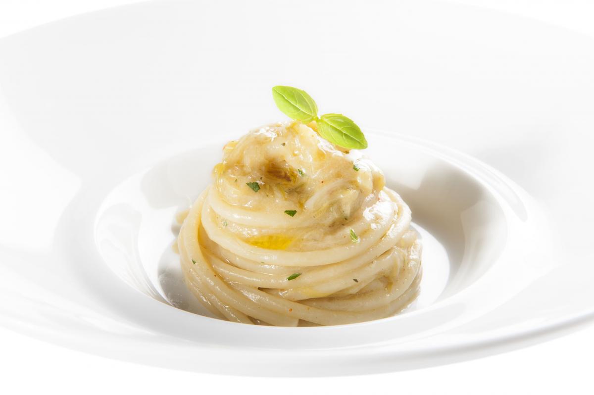 Spring Onion Spaghetti @ Il Luogo di Aimo e Nadia.jpg